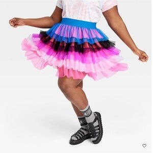 NWT Pride Adult High-Rise Festival Mini Skirt - L